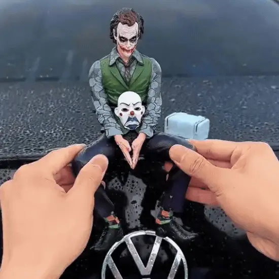 Joker Car Art Sculpture