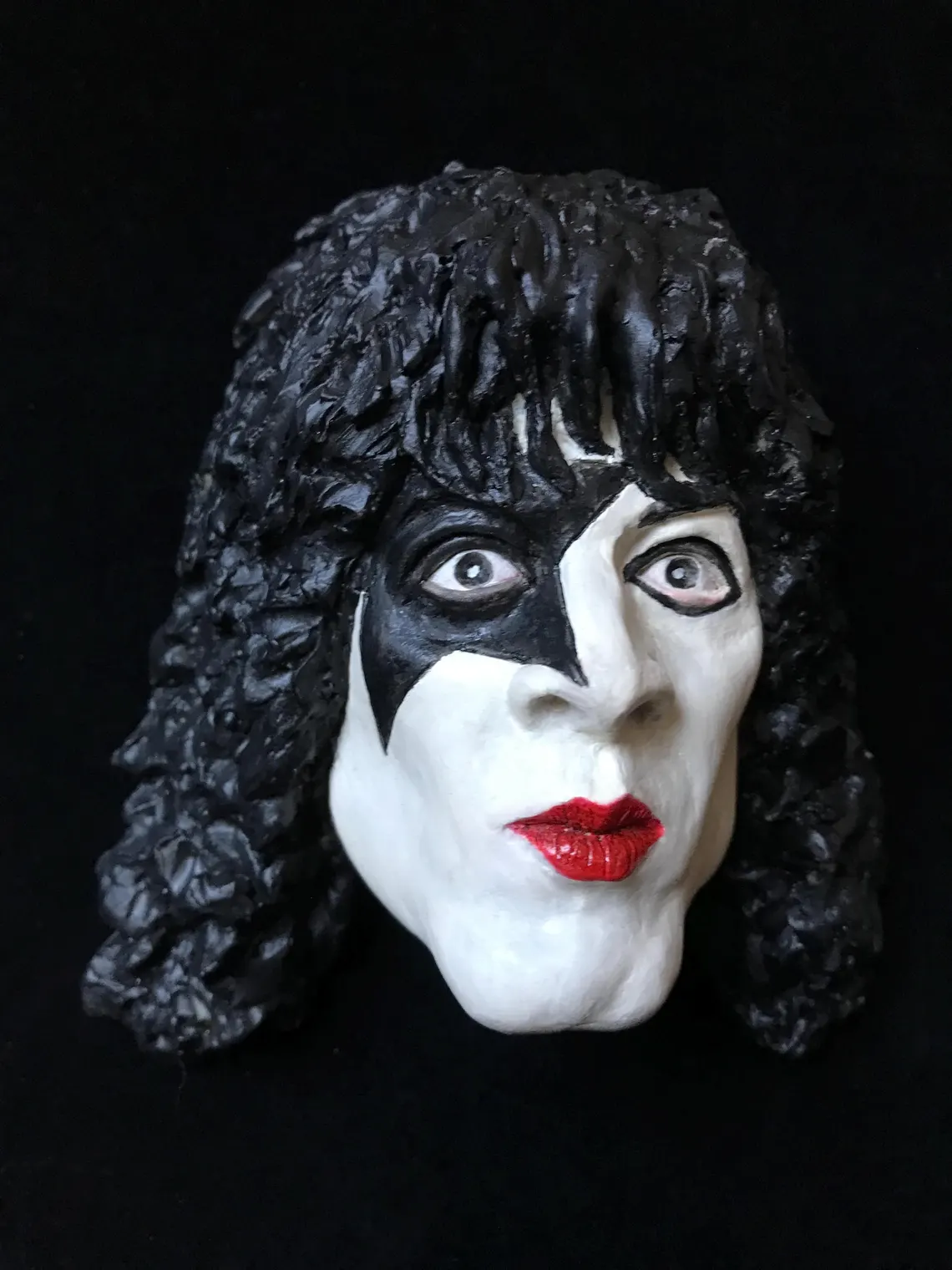 Collectible KISS Band Figurines, Portraits with Magnet