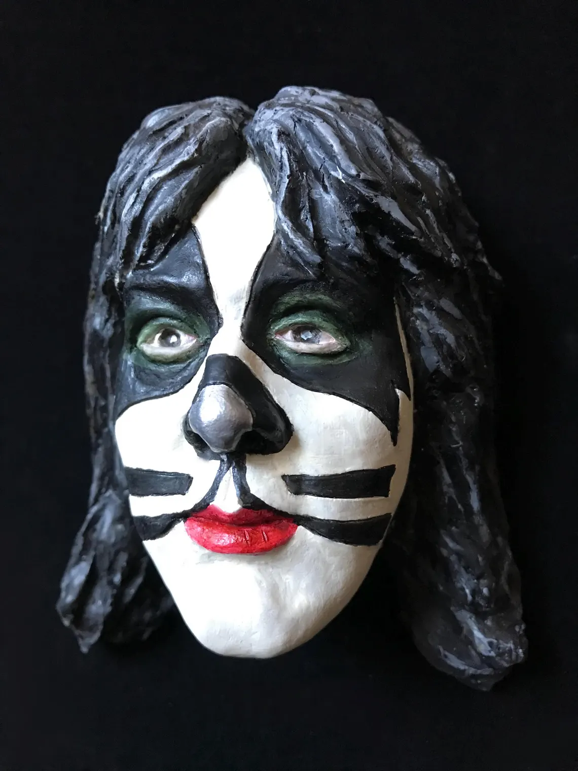 Collectible KISS Band Figurines, Portraits with Magnet