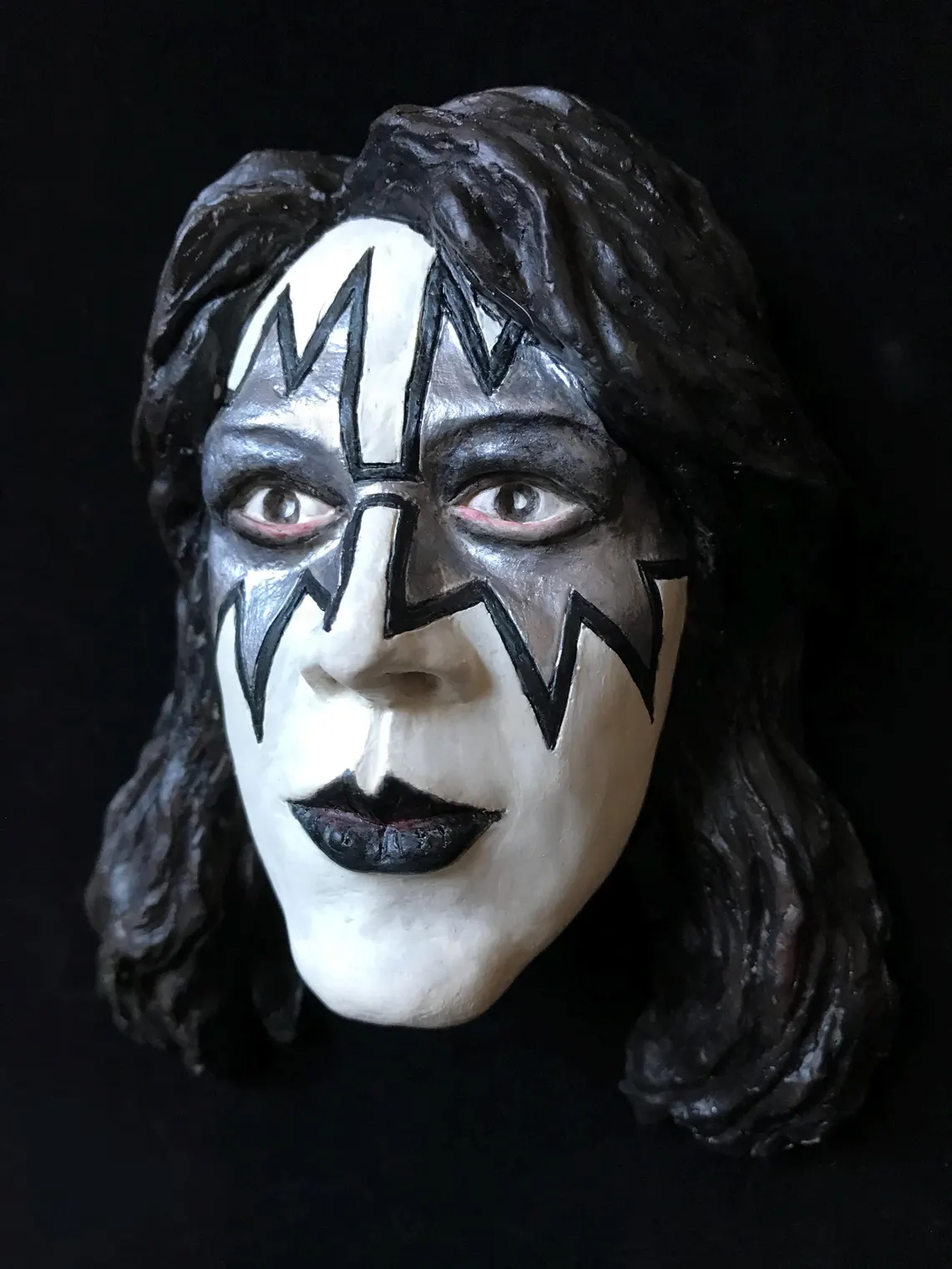 Collectible KISS Band Figurines, Portraits with Magnet