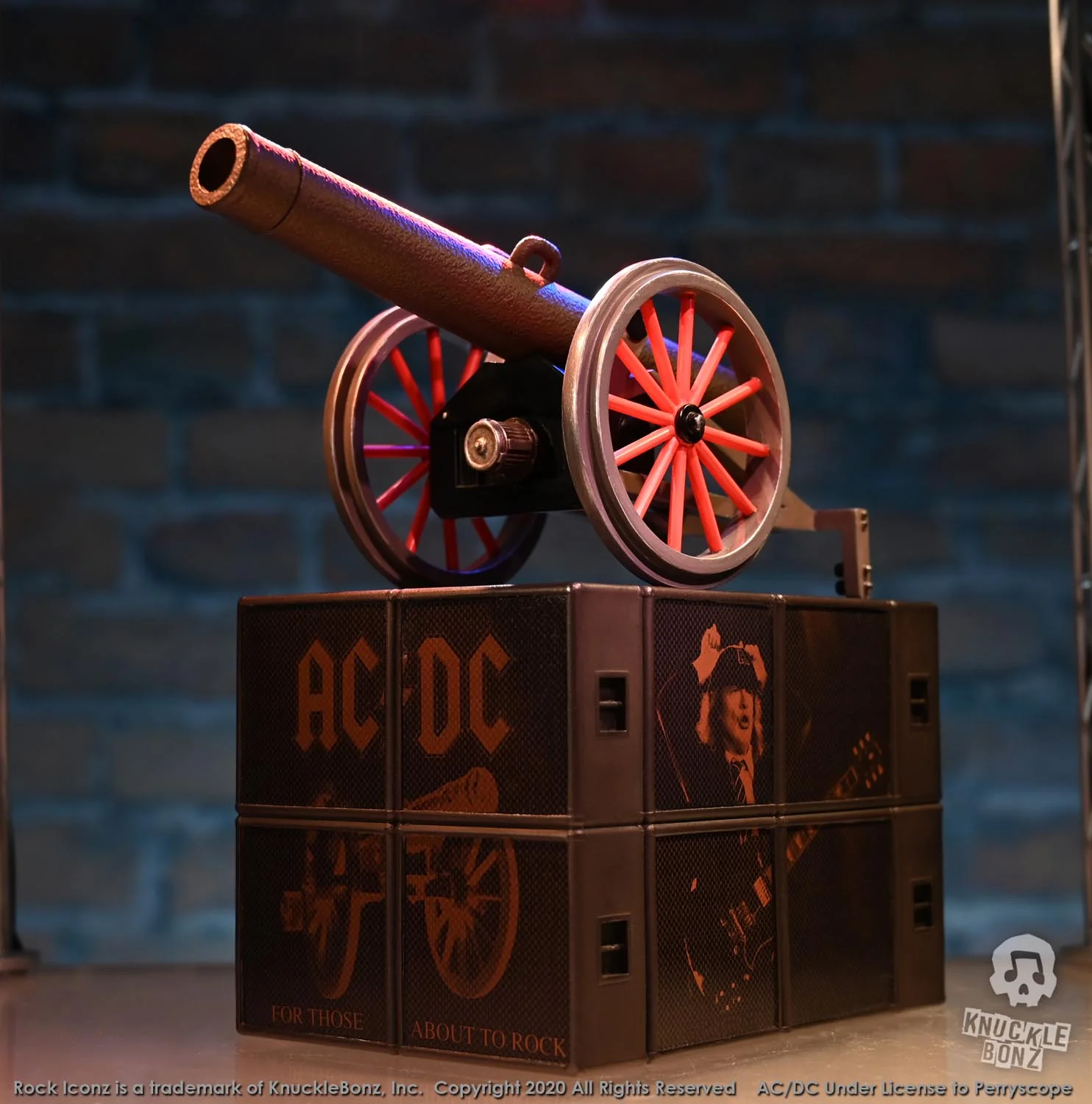 AC/DC For Those About to Rock Cannon Statue