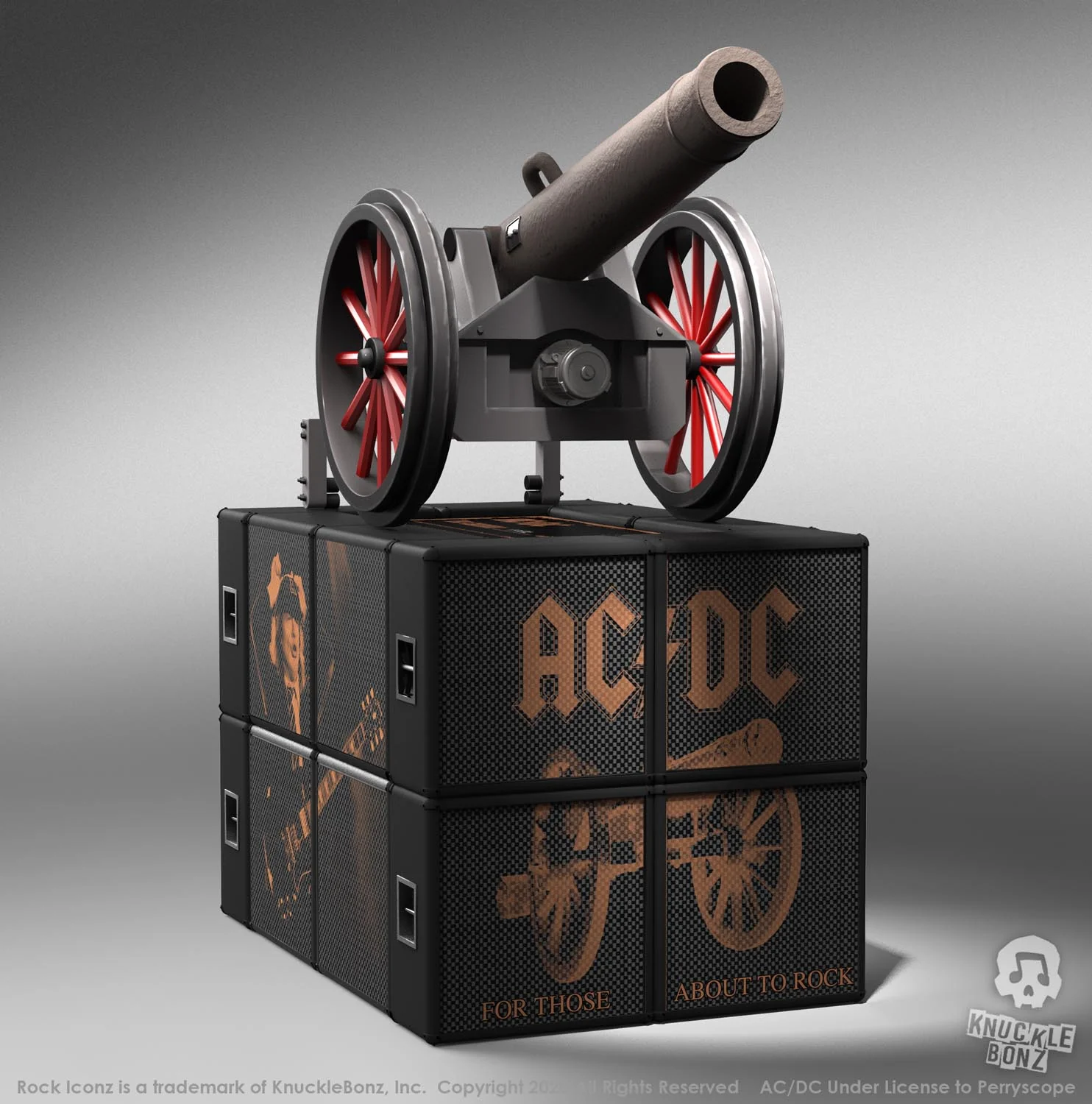 AC/DC For Those About to Rock Cannon Statue