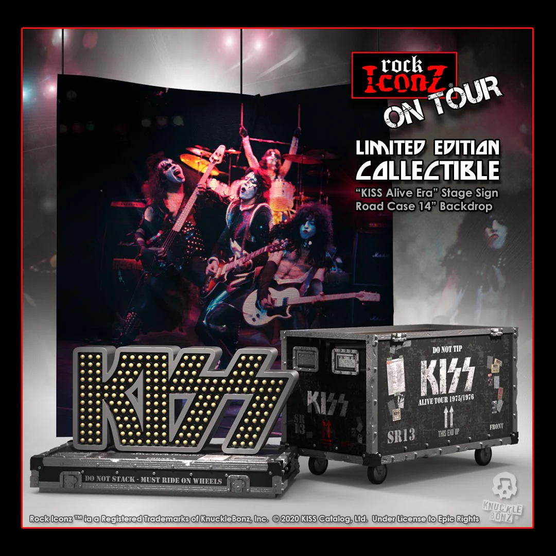 KISS Alive! Road Case Statue