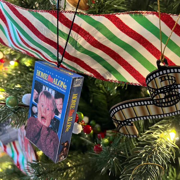 Mini VHS Christmas Movie Ornament