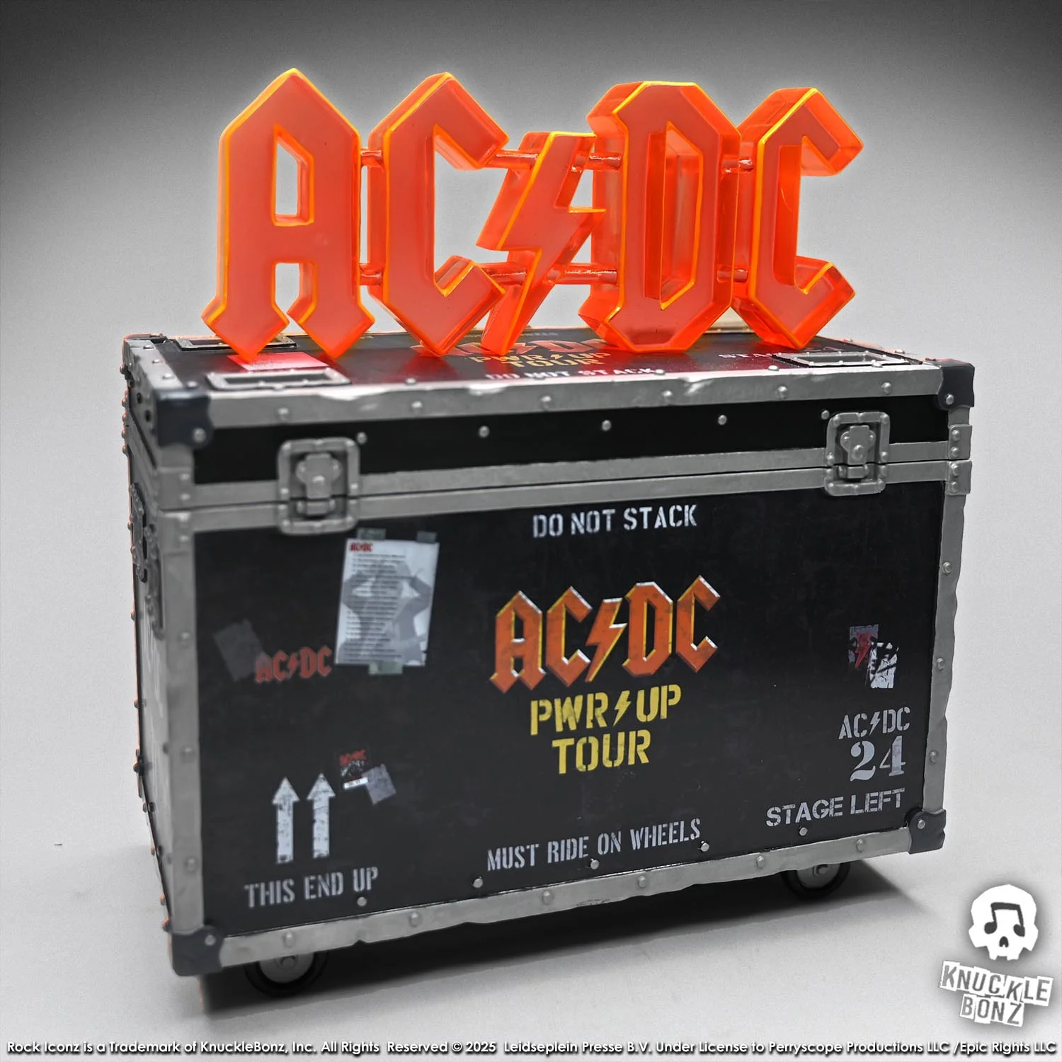 AC/DC PWR UP Road Case Statue