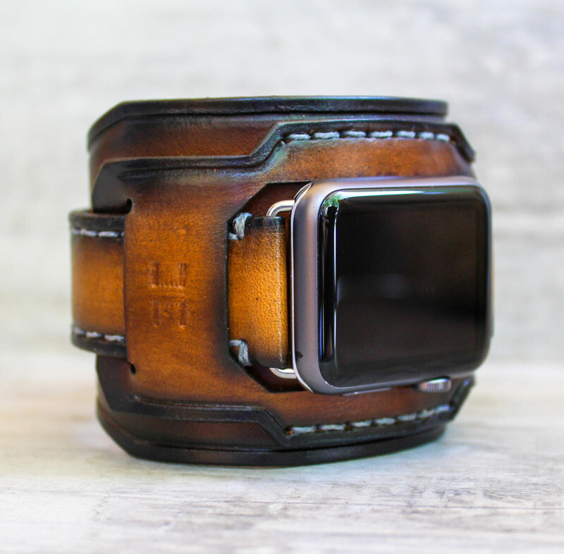 Apple Watch Cuff Leather Band