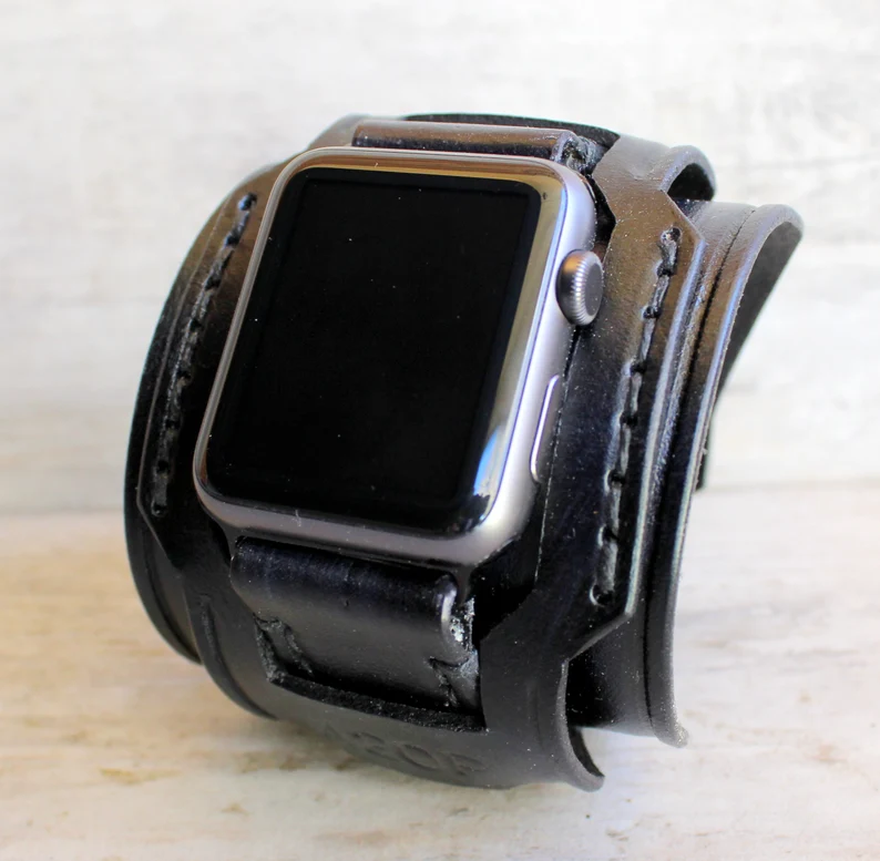 Apple Watch Cuff Leather Band