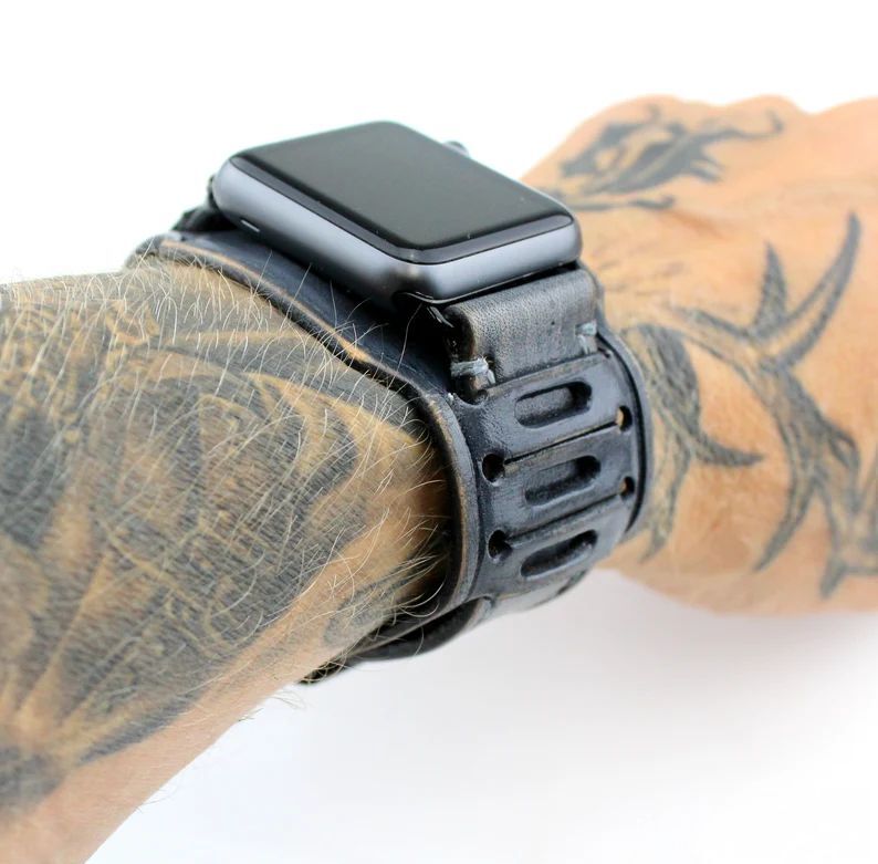 Apple Watch Cuff Leather Band