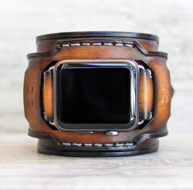 Apple Watch Cuff Leather Band