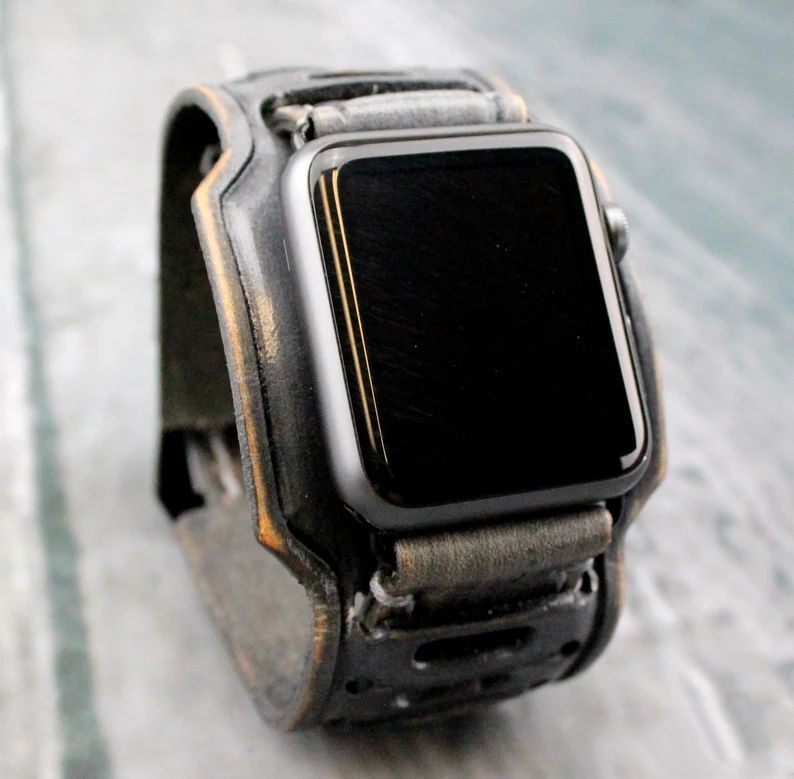 Apple Watch Cuff Leather Band