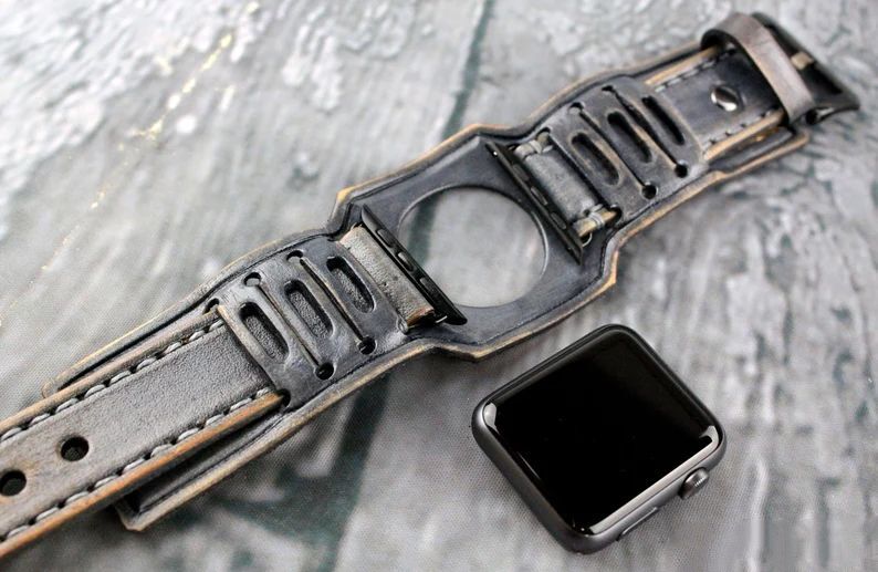 Apple Watch Cuff Leather Band