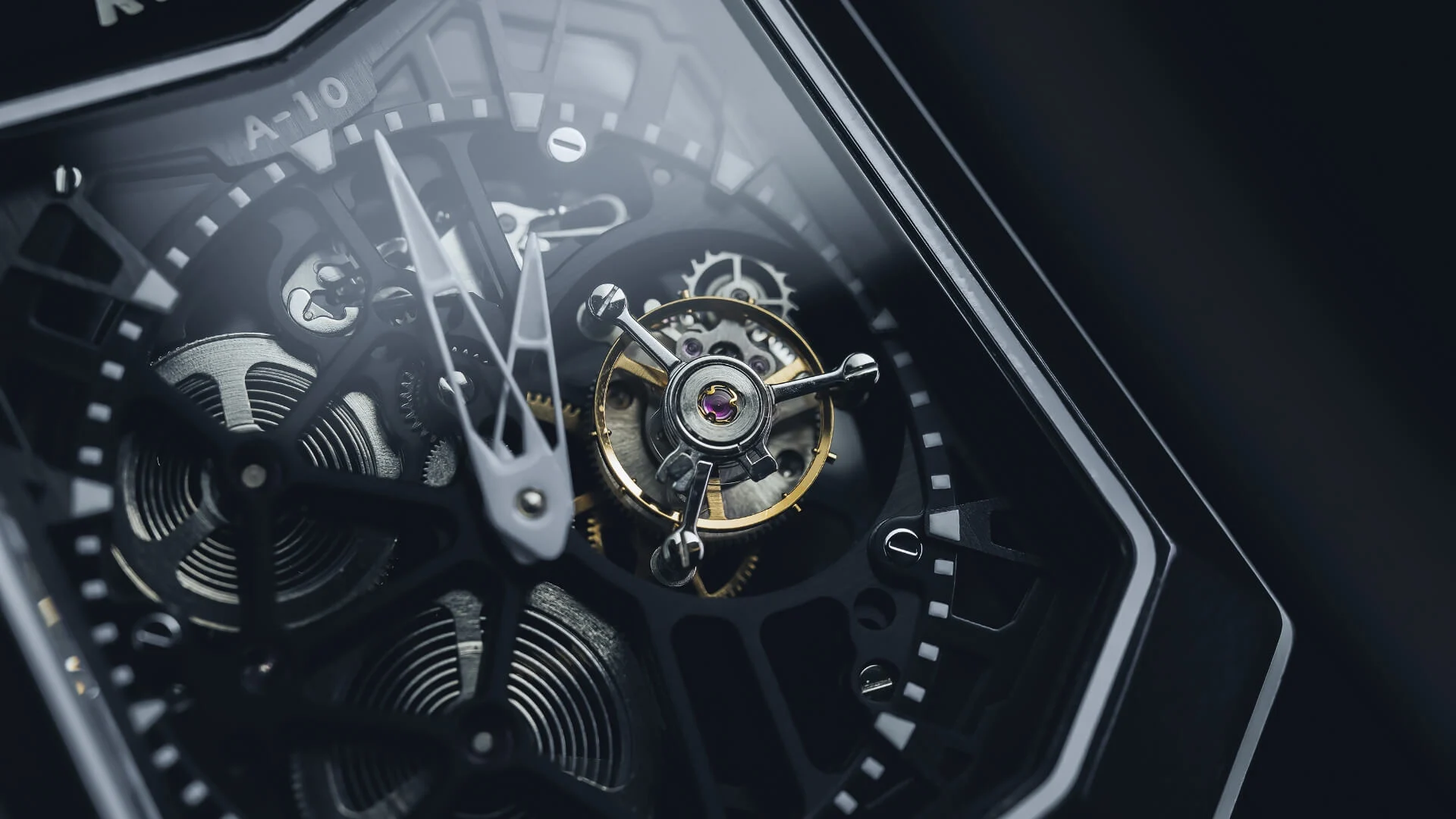 Tourbillon-Titanium Sports Car Automatic Watch
