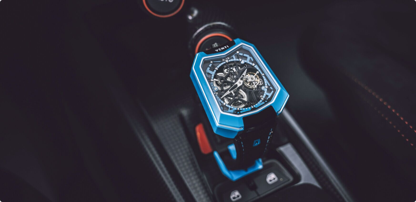 Tourbillon-Titanium Sports Car Automatic Watch