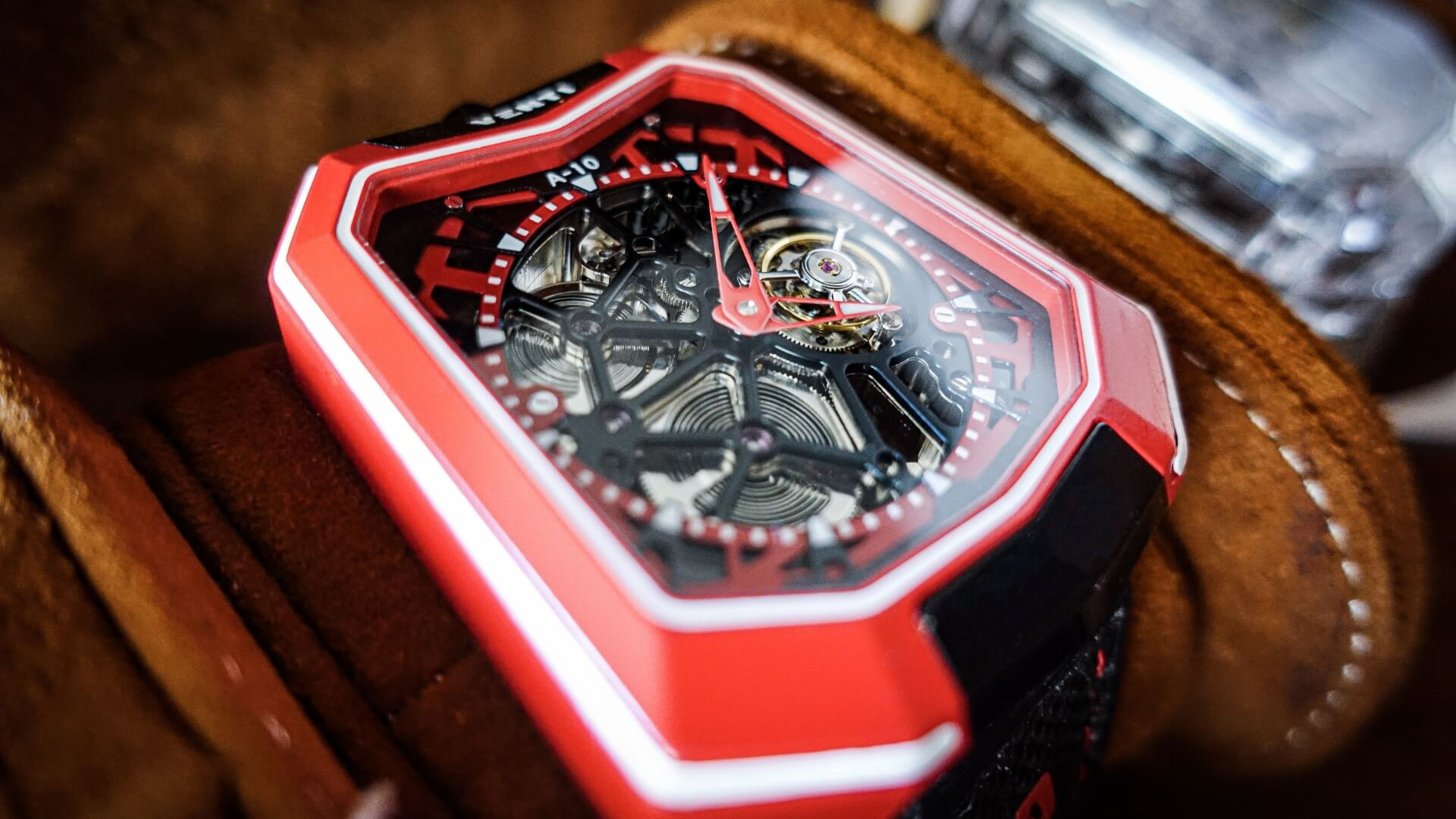 Tourbillon-Titanium Sports Car Automatic Watch