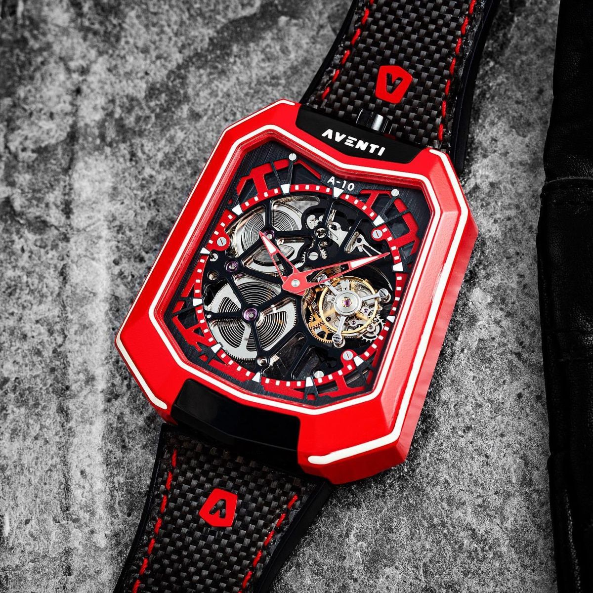 Tourbillon-Titanium Sports Car Automatic Watch
