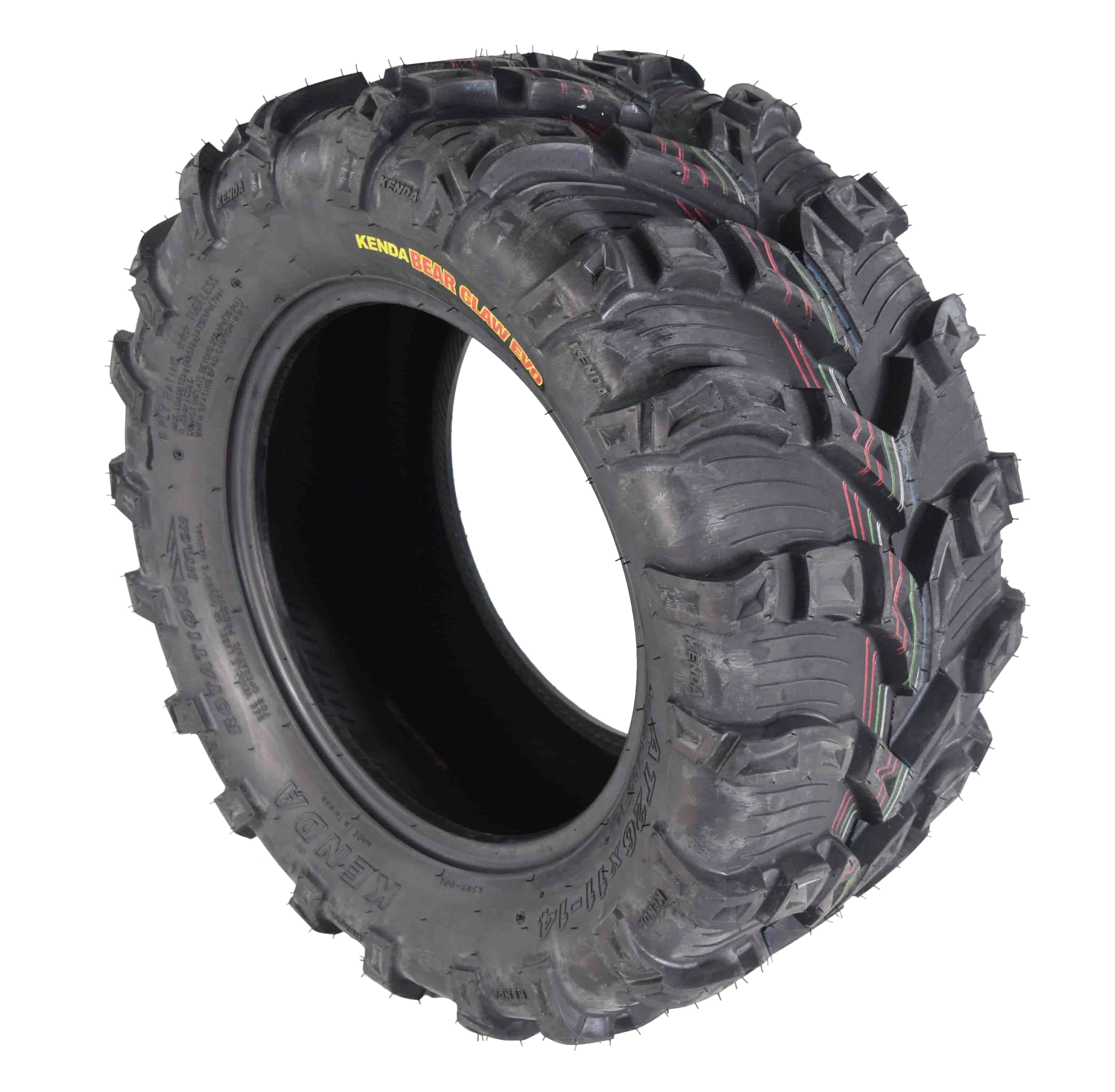 Kenda Bear Claw EVO  26x11-14 Rear ATV/UTV Tires 2 Pack with Bottle Opener Keychain