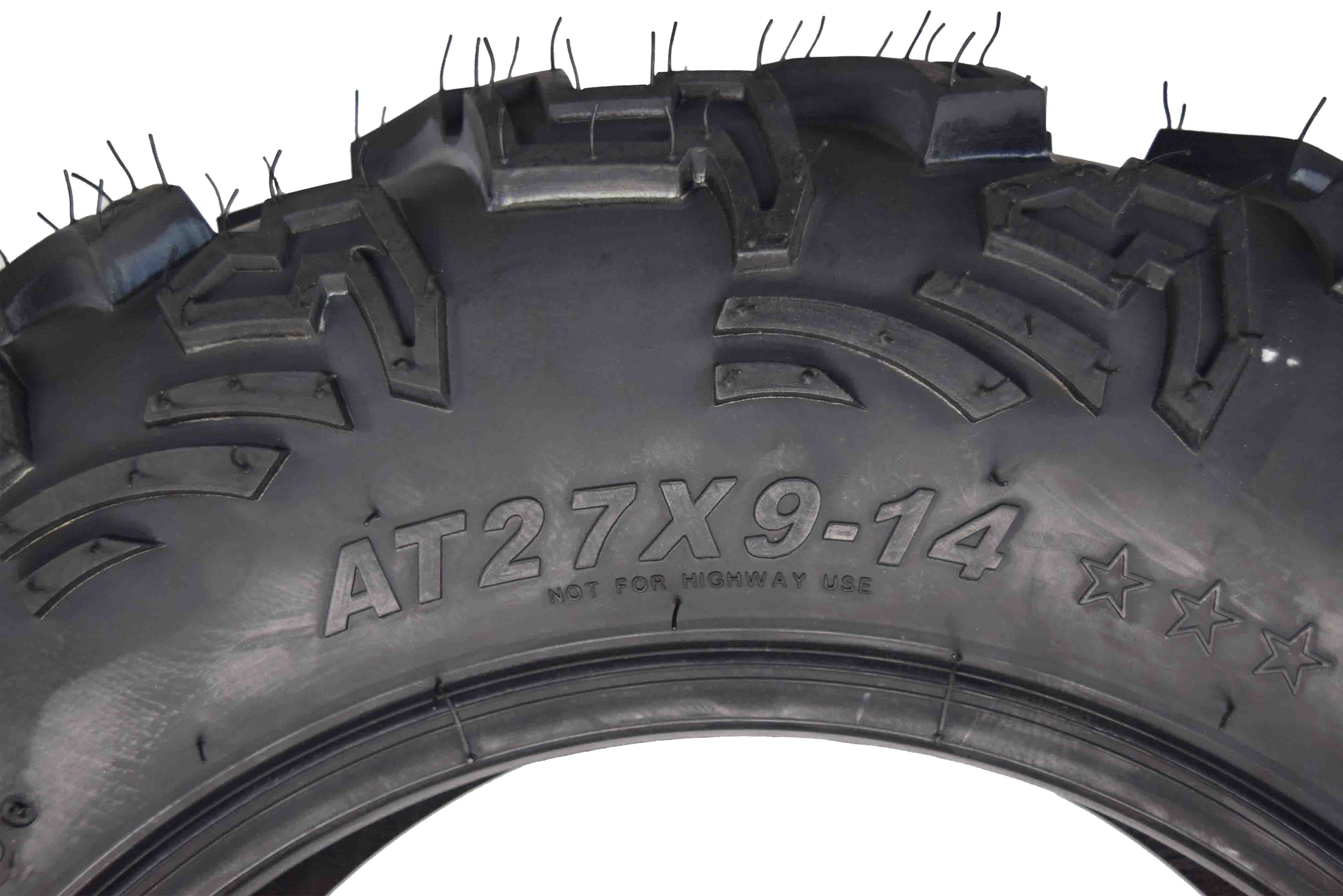MASSFX ATV TIRE 27X9-14 Single ATV Tire Dual Compound 6-Ply 27X9x14