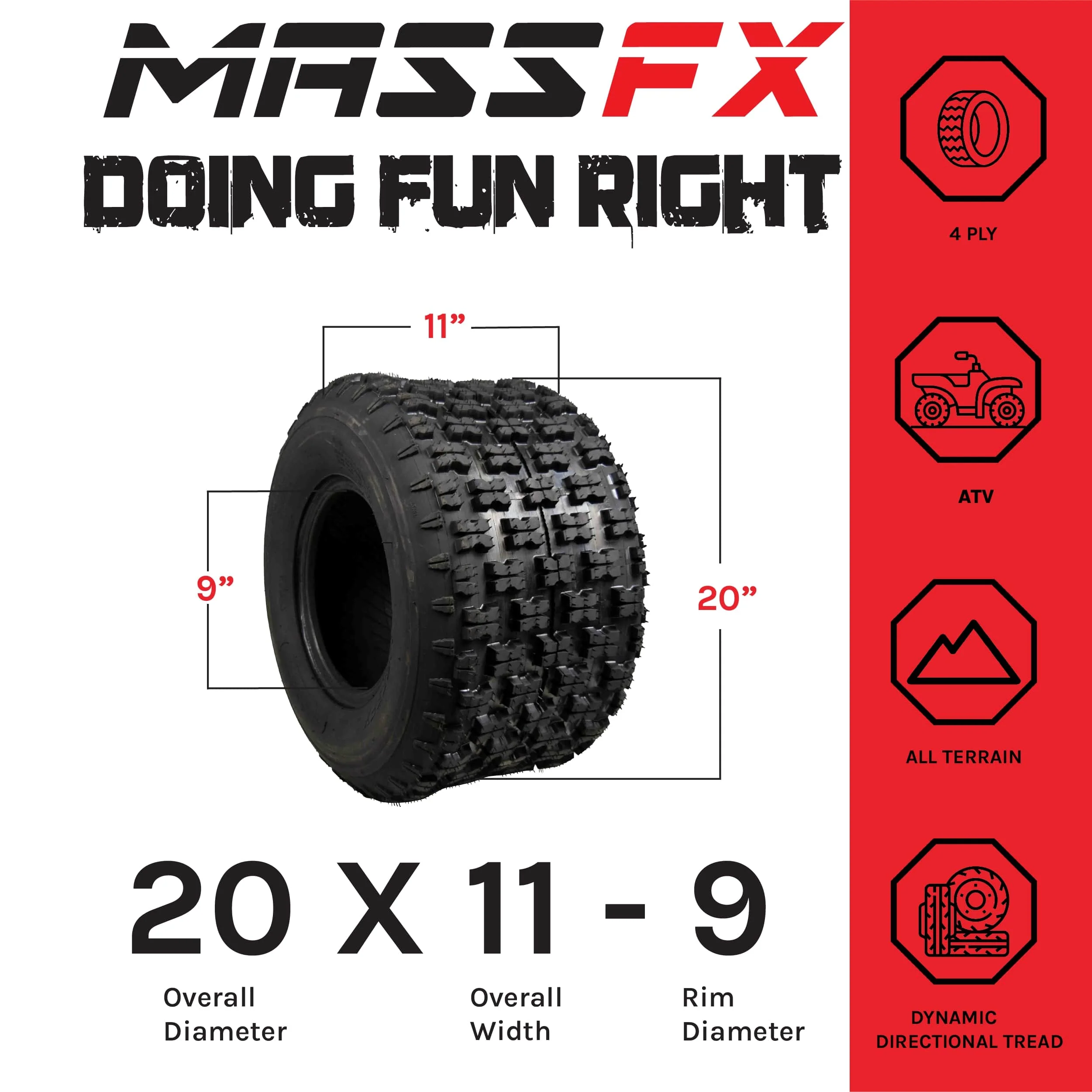 MASSFX 20x11-9 20