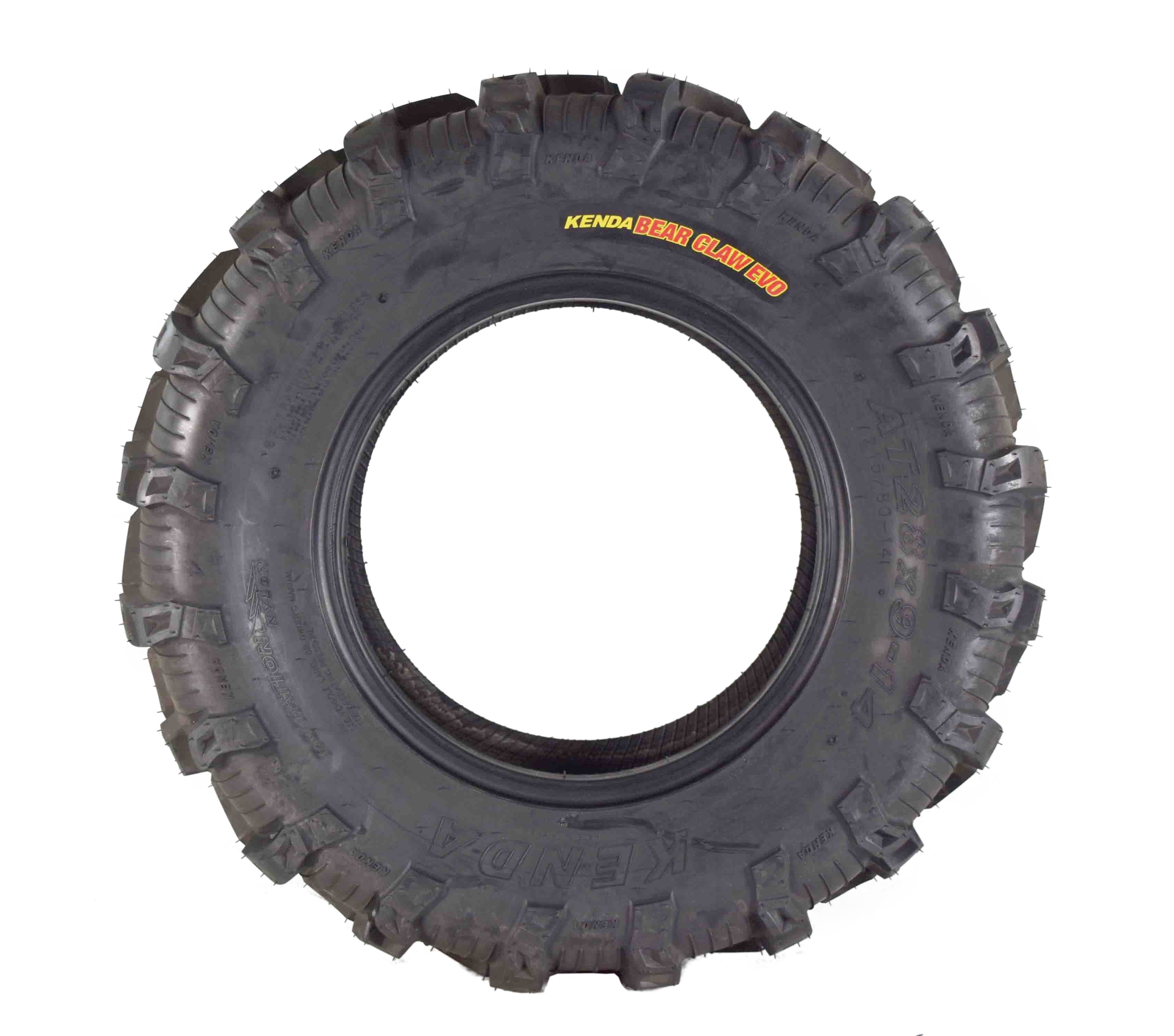 Kenda Bear Claw EVO  28x9-14 Front ATV/UTV Tire with Bottle Opener Keychain