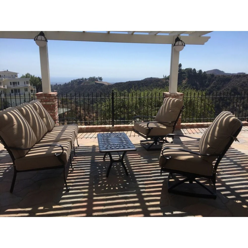 Patio Resort Lifestyles Bridgetown 4-Piece Deep Seating Group