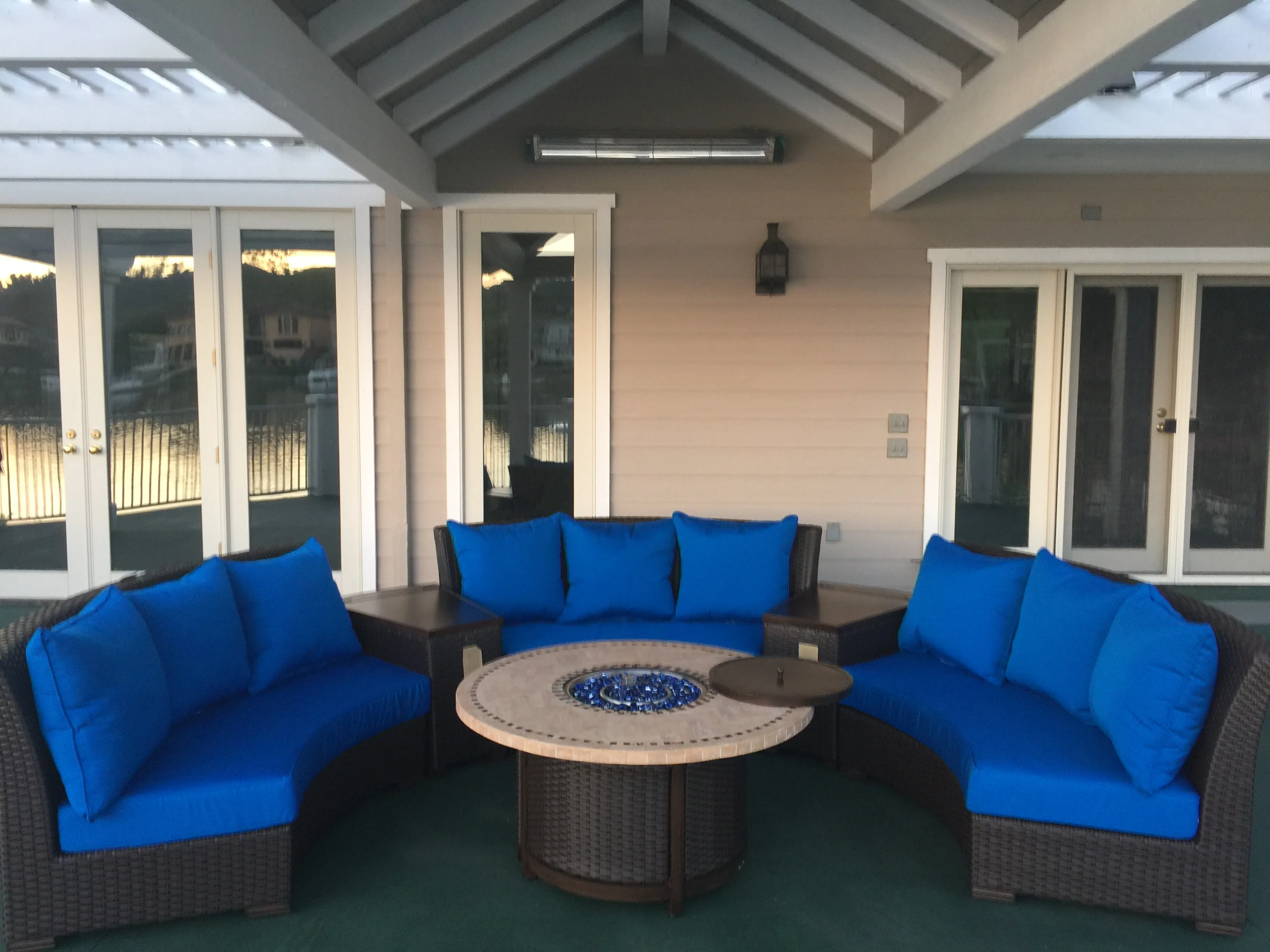 Patio Resort Lifestyles Bermuda 6-Piece Circular Sofa Set