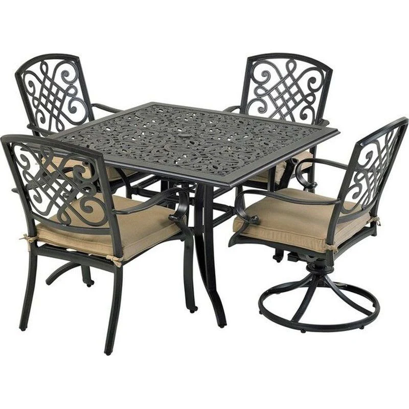 Patio Resort Lifestyles Bridgetown Square 5-Piece Dining Set
