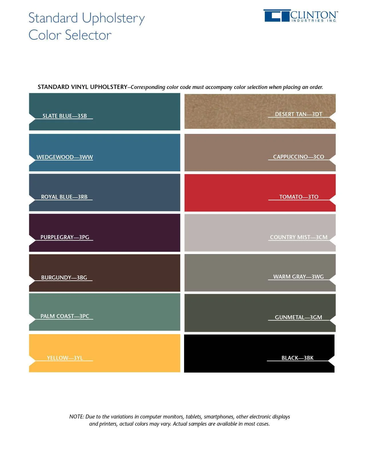 Clinton Black Frame Chair/No Arms