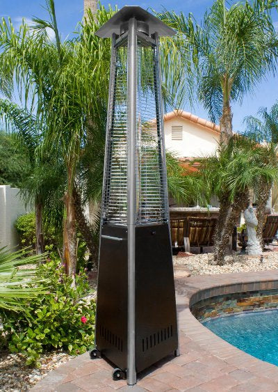 AZ Patio Heaters Commercial Propane Gas Patio Heater - Hammered Bronze - HLDS01-CGTHG