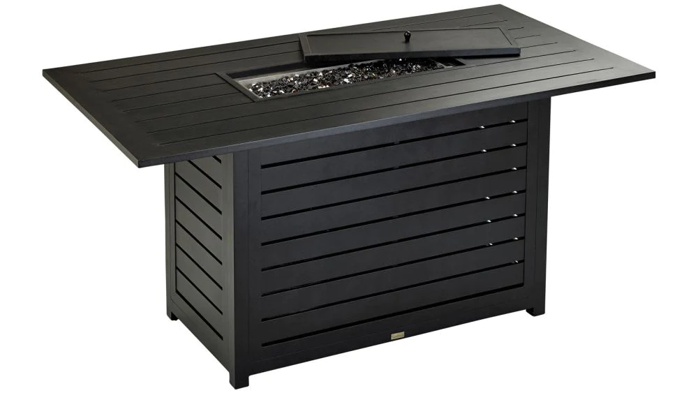 Patio Resort Lifestyles 72 x 40in Venice Series Rectangle Counter Fire Table