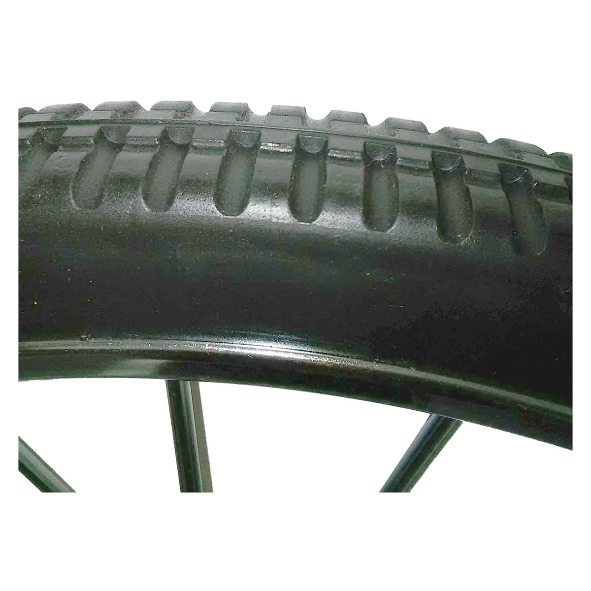 20x2.125 Polyurethane (Solid) Cart Tire Wheel Assembly, 1/2