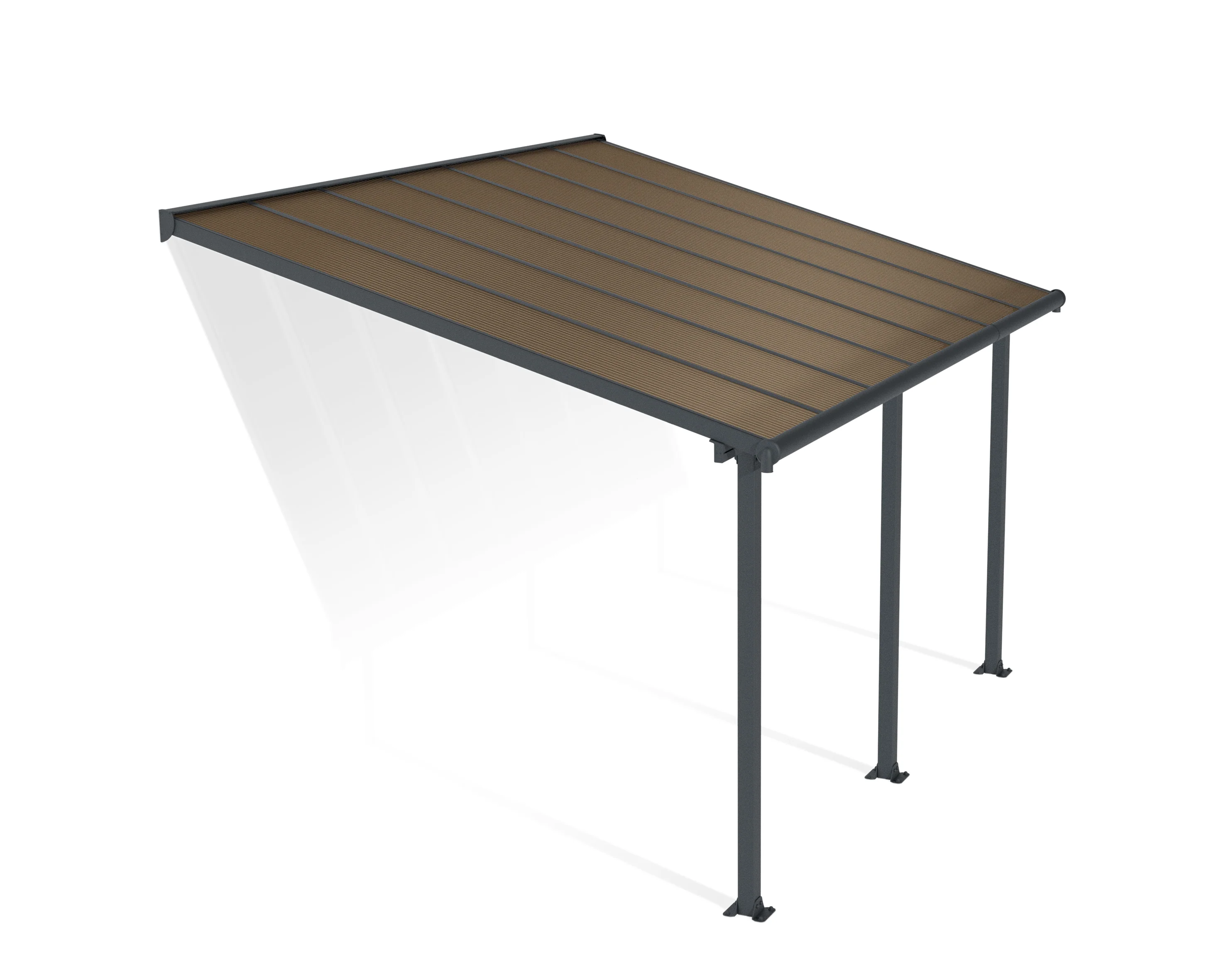 Canopia Olympia 10' Patio Cover - Gray/Bronze