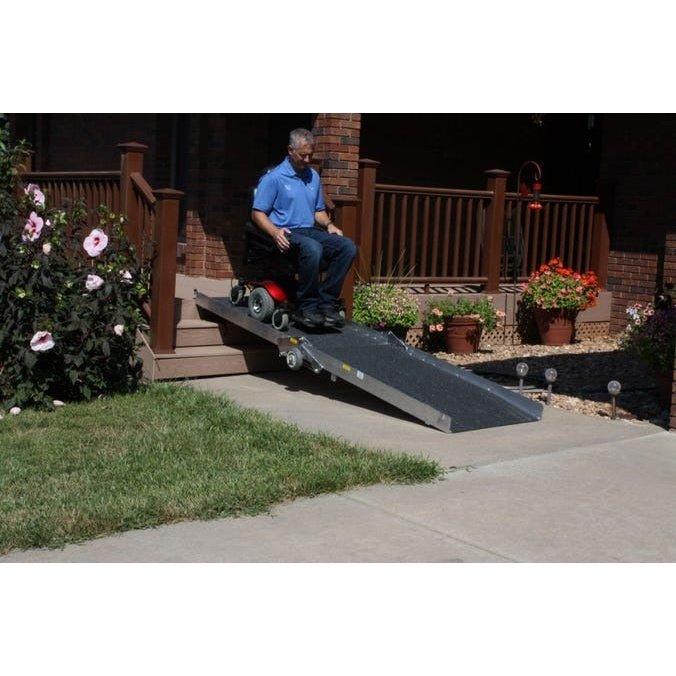 Prairie View Industries Wheel A Bout Utility 10' Wheelchair Ramp 9-3/4