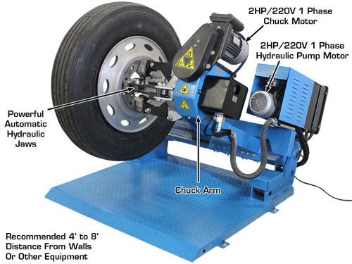 Atlas TTC305  Automatic Heavy Duty Truck Tire Changer