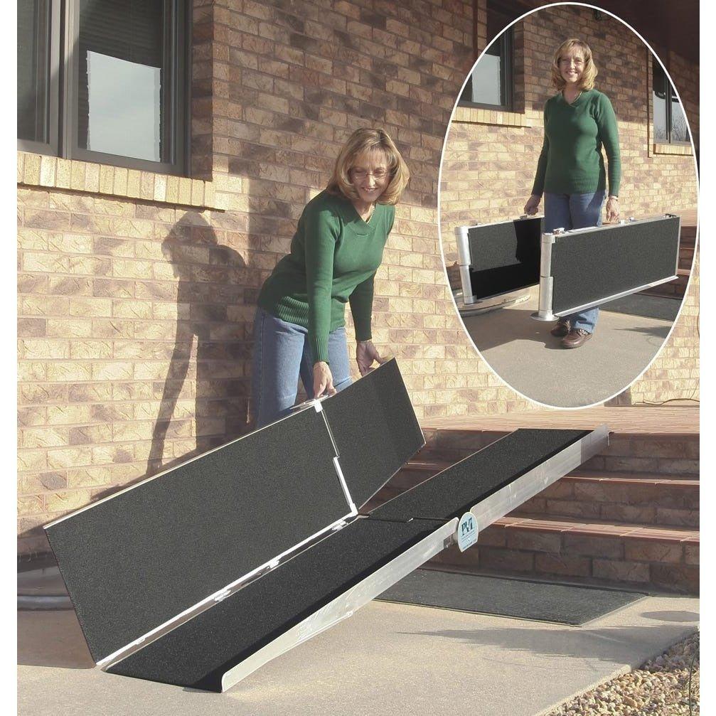 Prairie View Industries Multifold Wheelchair Ramp 8' x 30