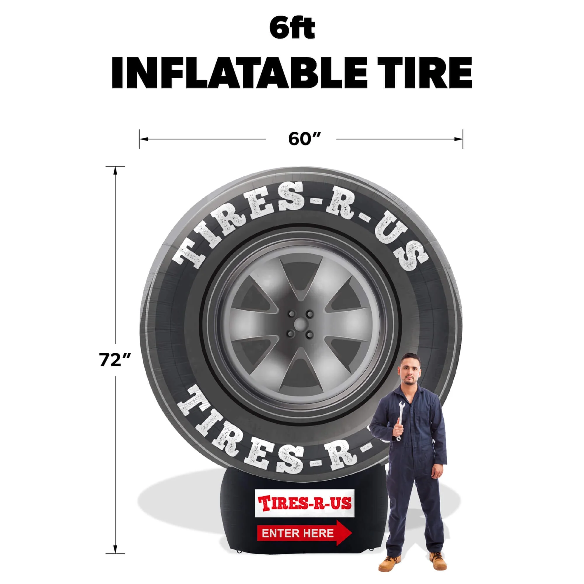 Custom Giant Inflatable Tire