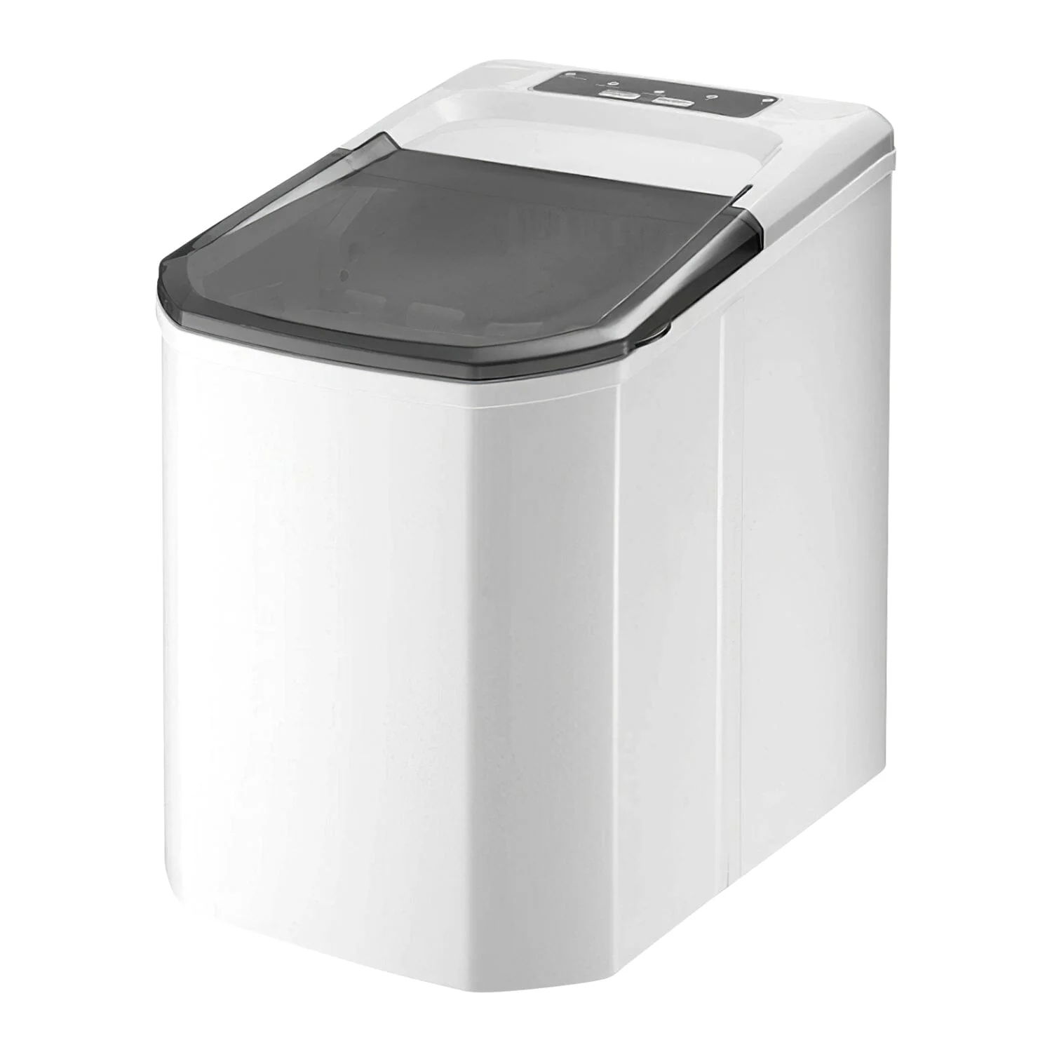 Electric Countertop Ice Make with Ice Scoop Basket Self Cleaning