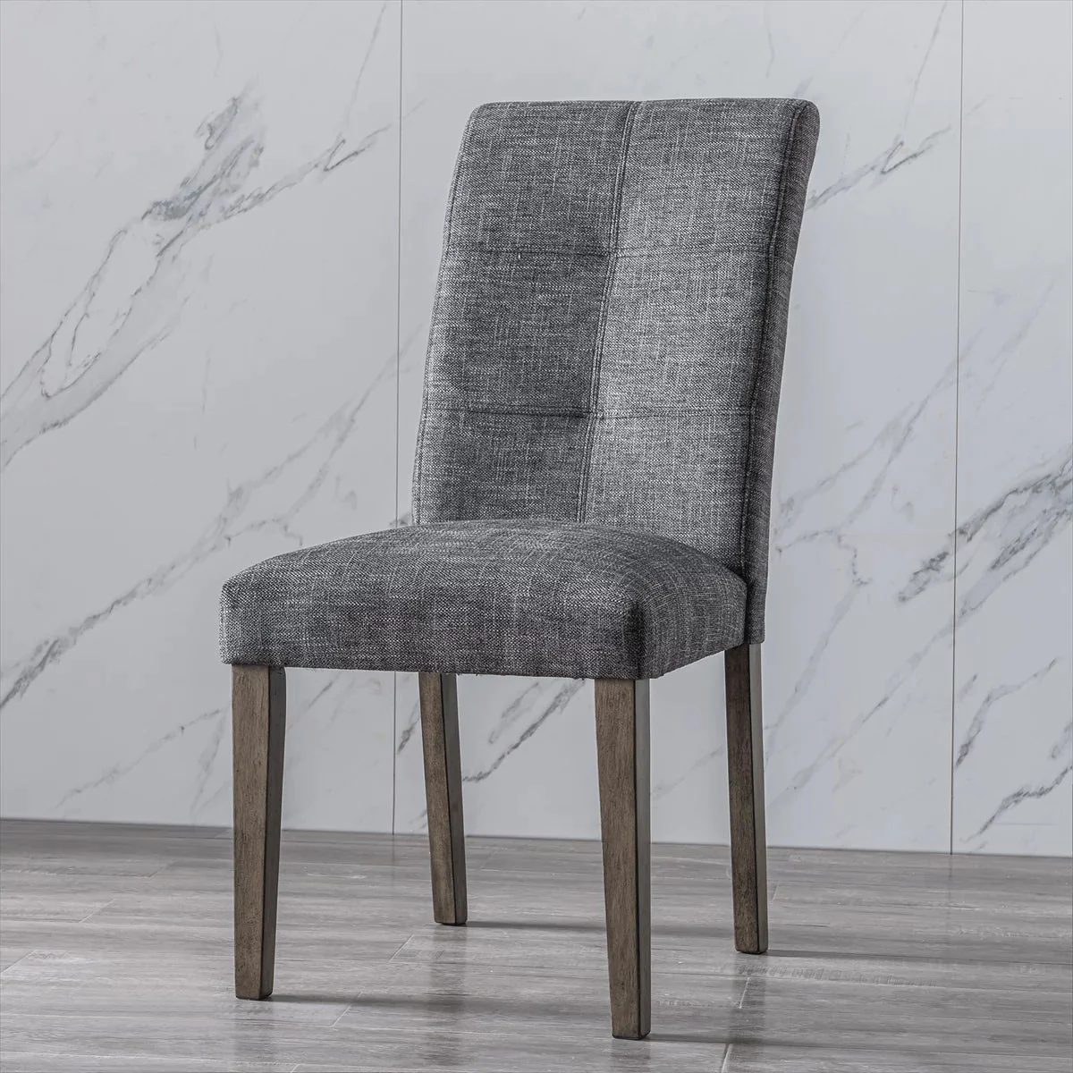 2-Pieces Set: Dining Room Chairs with Solid Wood Legs