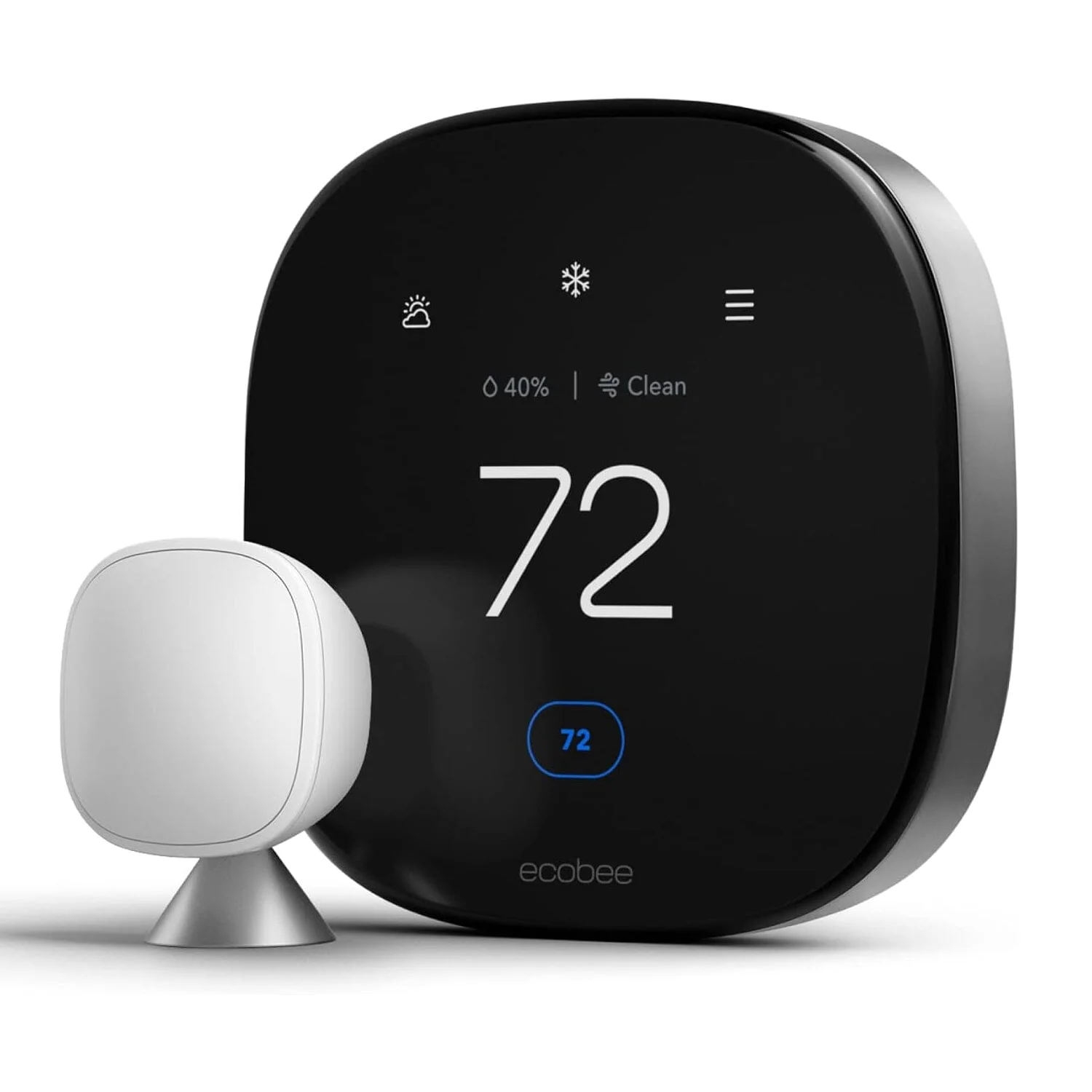 ecobee New Smart Thermostat Premium with Smart Sensor and Air Quality Monitor (Refurbished)