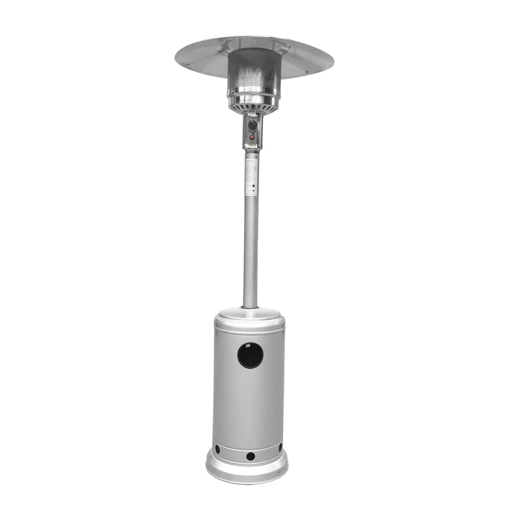 Aleko Outdoor Propane Patio Heater with Adjustable Thermostat - 44,000 BTU - Silver EPHSSIL-AP