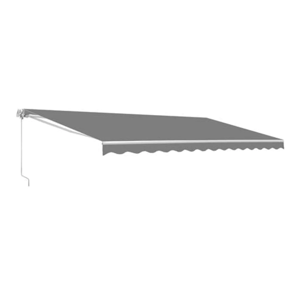 Aleko Motorized Retractable Patio Awning 20x10 Feet Gray AWM20X10GY80-AP