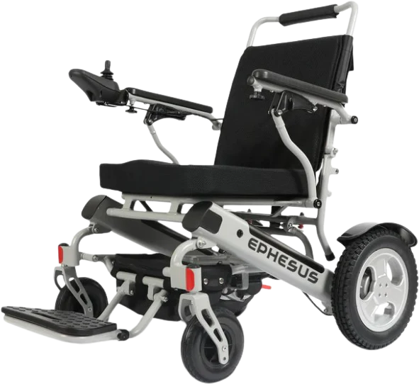 Ephesus E9 Folding Electric Wheelchair 4 mph 15.5 Mile Long Range New