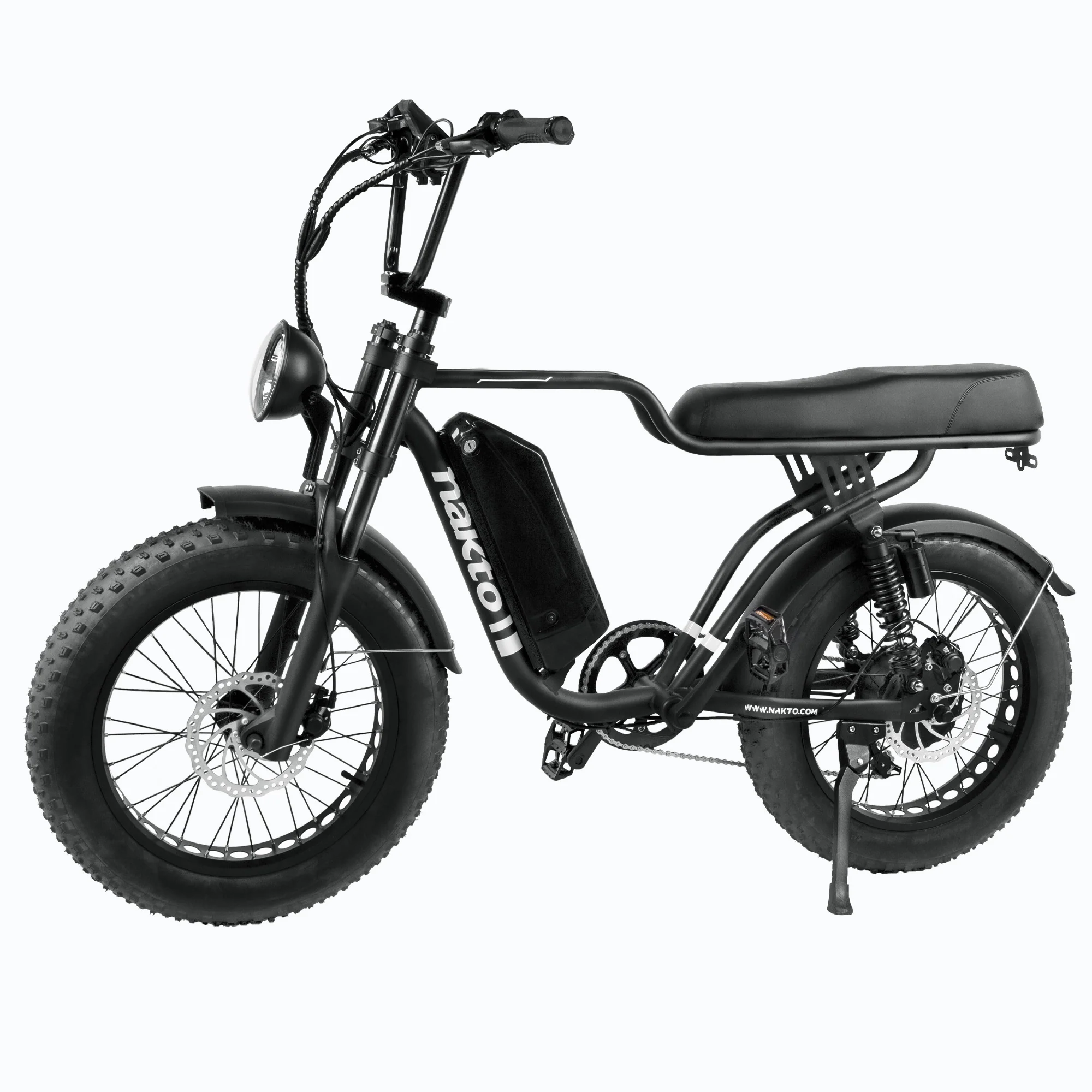 NAKTO F2 Fat Tire Electric Bicycle 6 Speed 20