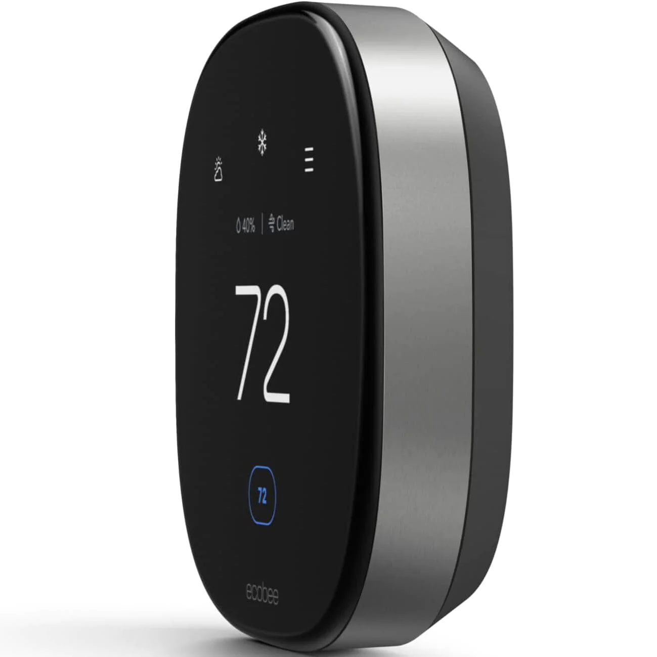 ecobee New Smart Thermostat Premium with Smart Sensor and Air Quality Monitor  (Refurbished)