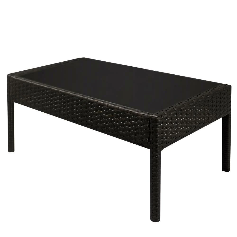 4-Piece: Rattan Patio Furniture Set