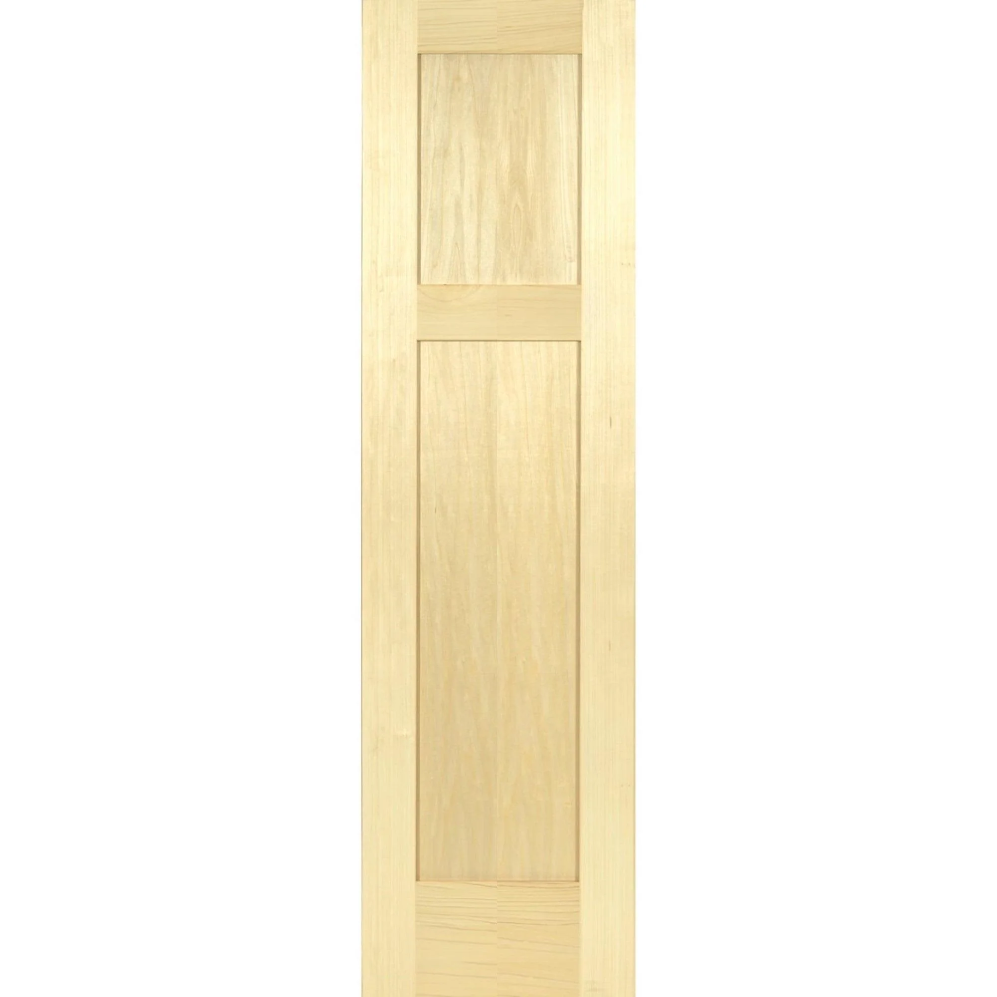 Poplar Interior Door Slab (3 Panel Craftsman)