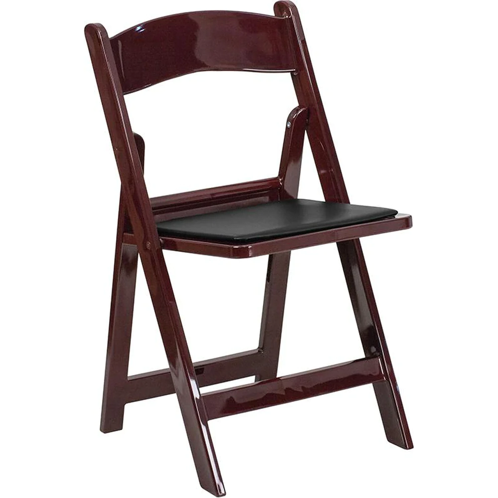 2 Pk. HERCULES Series 1000 lb. Capacity Resin Folding Chair with Padded Seat