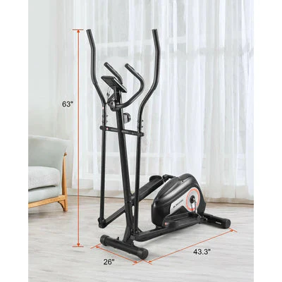 Elliptical Exercise Machine Cross Trainer for Home Use Up to 220 lbs