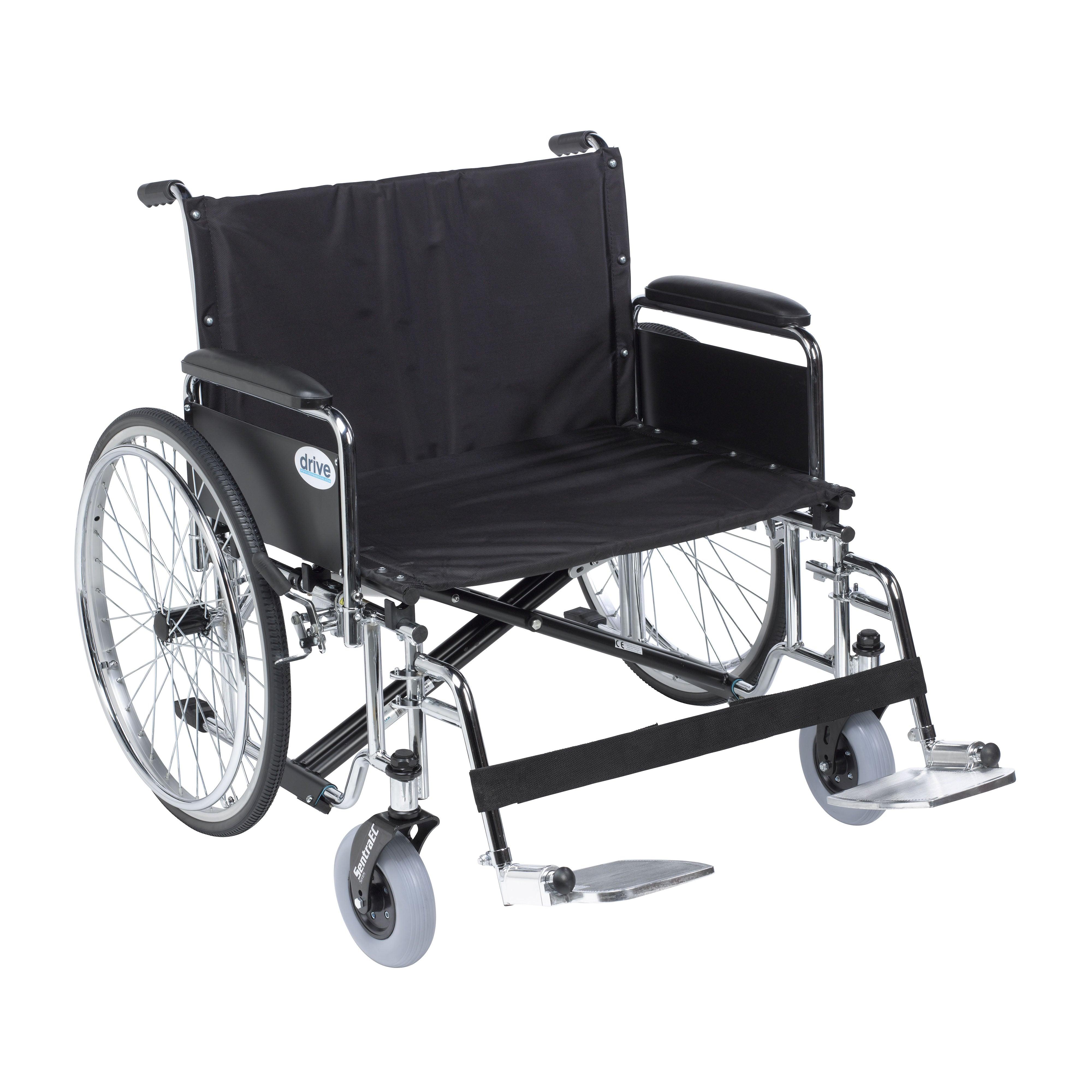 Drive Medical Sentra EC Heavy Duty Bariatric Extra Wide Wheelchair