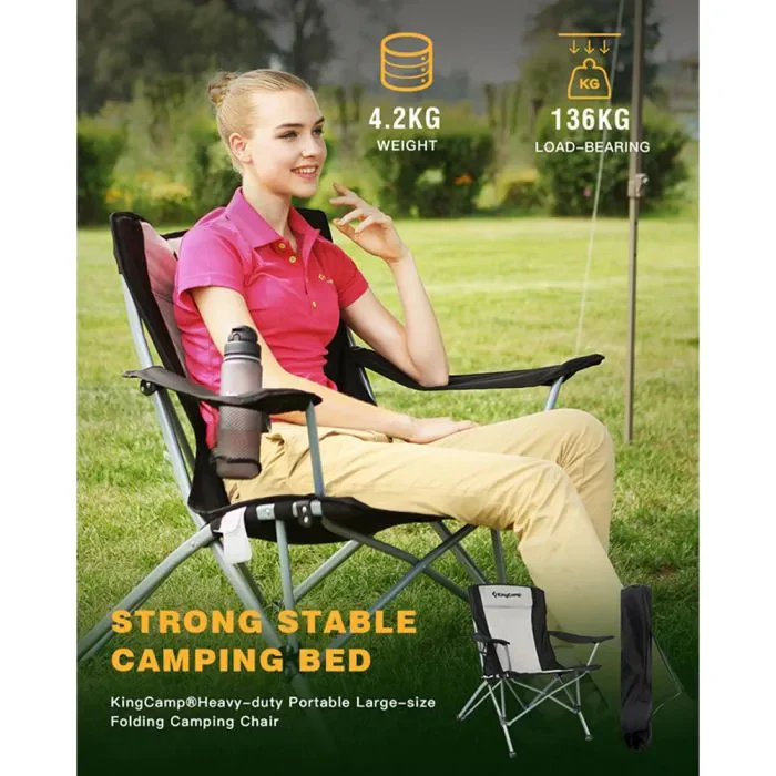 KingCamp Camping Folding Chair Camping Armchair