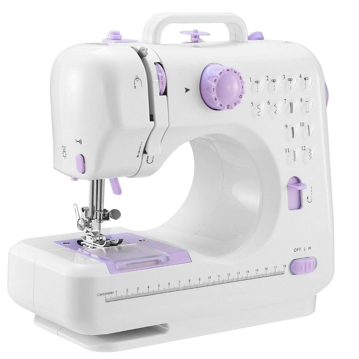 Electric Sewing Machine 12 Stitches with Foot Pedal